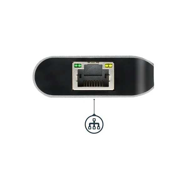 StarTech DKT30CSDHPD USB-C Travel Mini Docking Station with 4K HDMI, 2-Port USB 3.0, SD/SDHC Reader, Gigabit Ethernet, and 60W PD Pass-Through