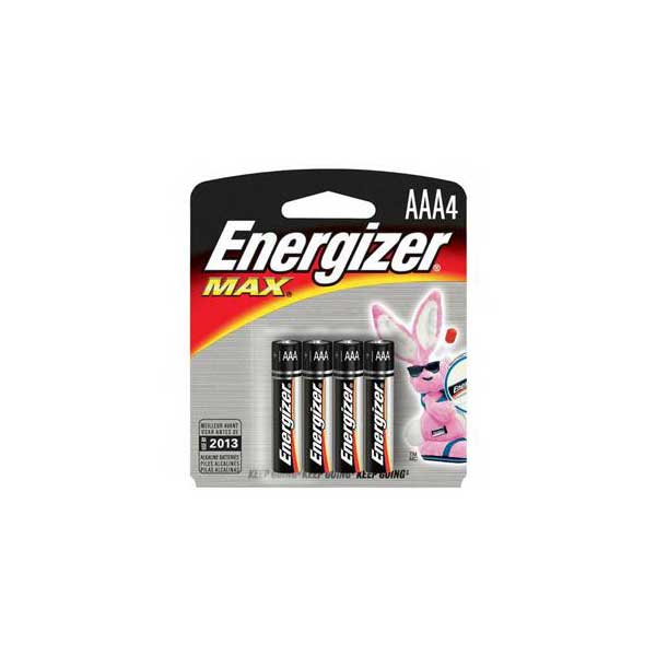 Energizer MAX AAA Alkaline Battery - 4 Pack