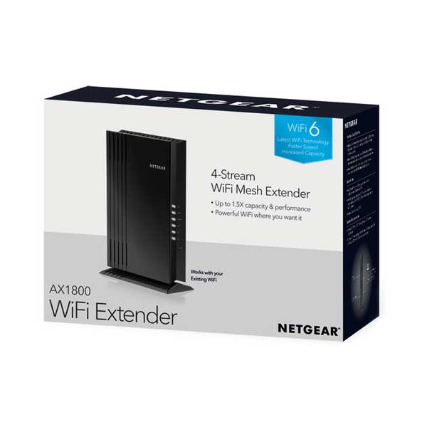 NETGEAR EAX20-100NAS Dual-Band AX1800 WiFi 6 Mesh Extender (up to 1.8Gbps)