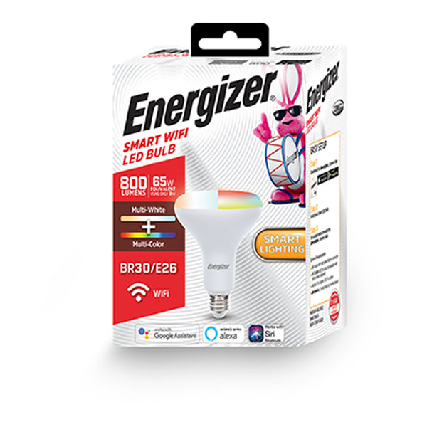 Energizer Energizer EBC2-1002-RGB Smart Wifi Multi-Color & Multi-White LED BR30 Light Bulb Default Title
