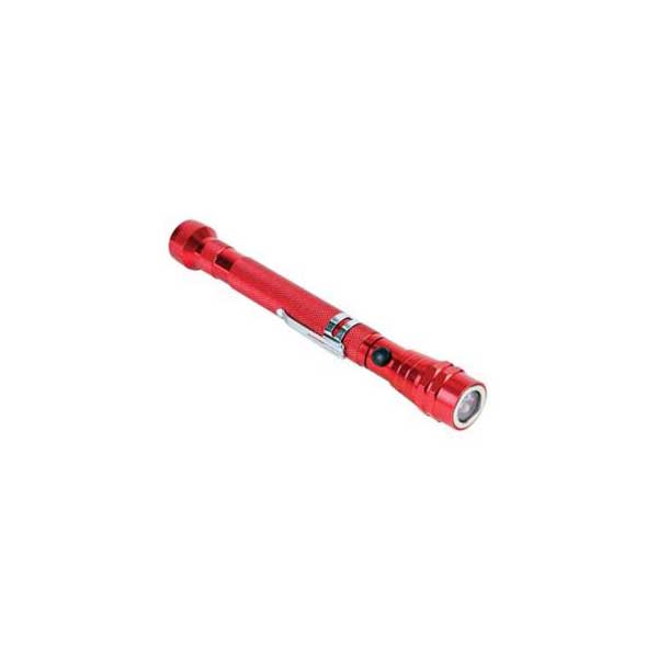 Flashlight & Pick-Up Tool with Magnetic Tip & Base