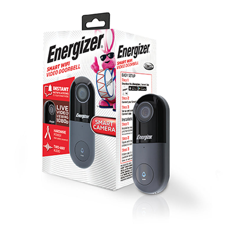 Energizer EOD1-1002-SIL Smart Wifi 1080p Video Doorbell