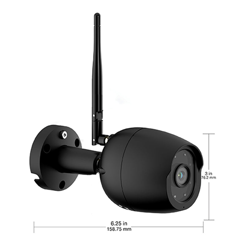 Energizer EOX1-1002-BLK Black Smart Wifi 1080p Outdoor Video Camera