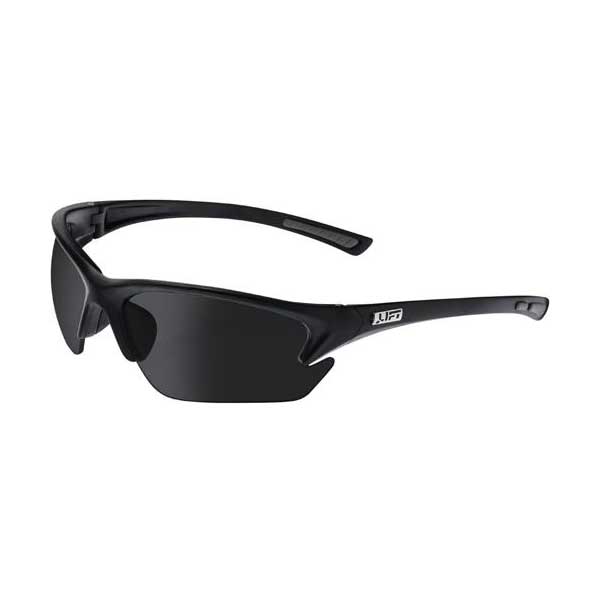 Lift Safety EQT-12KSTB QUEST Safety Glasses (Black/Smoke)
