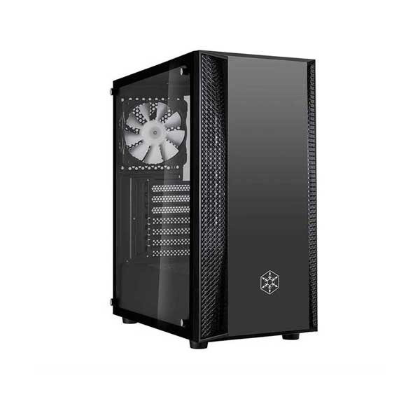 SilverStone SilverStone FAB1B-G Black mATX Case with Lightly Tinted Tempered Glass Side Panel Default Title
