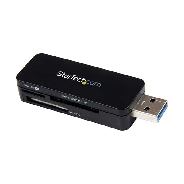 StarTech FCREADMICRO3 USB 3.0 External Flash Multi Media SDHC MicroSD Memory Card Reader