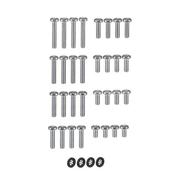 Chief FHB5147 36-Piece Universal Flat Panel Mount Hardware Kit includes 32 50mm-16mm M8 Screws and 4 Spacers