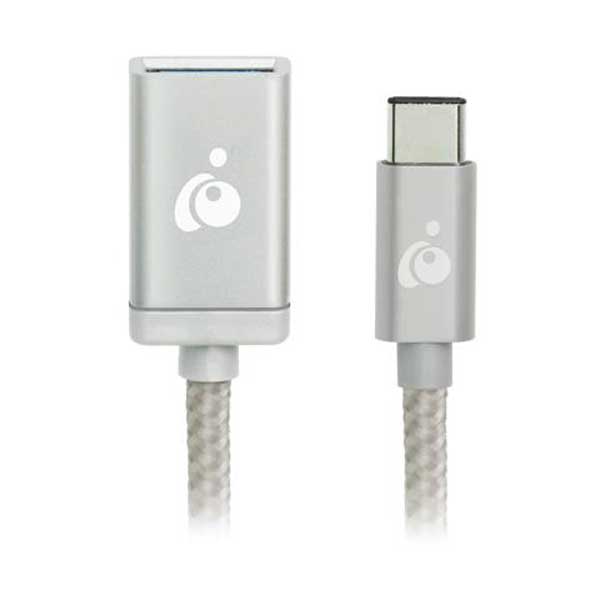 IOGEAR IOGEAR G2LU3CAF10-SIL Silver Charge & Sync USB-C to USB Type-A Adapter Default Title
