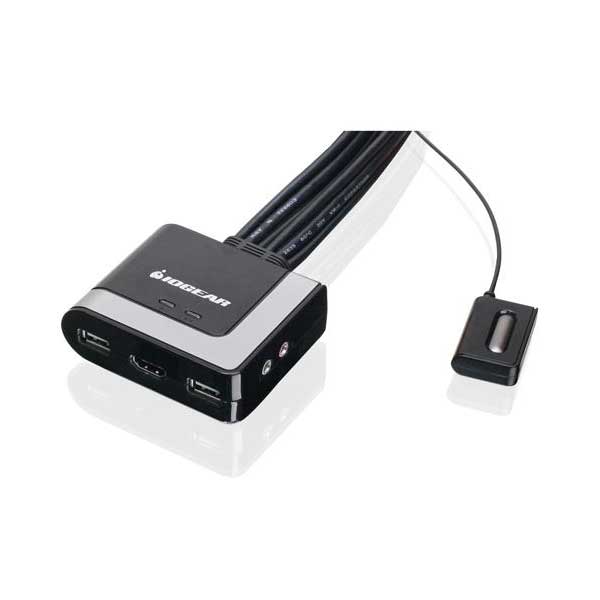 IOGEAR GCS62HU 2-Port Cable KVM Switch with HDMI Connections