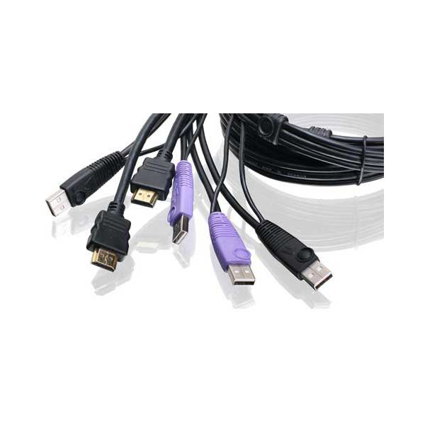 IOGEAR GCS62HU 2-Port Cable KVM Switch with HDMI Connections