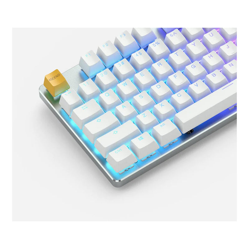 Glorious GLO-GMMK-FS-BRN-W GMMK White Ice Edition Full Size Modular Mechanical Keyboard