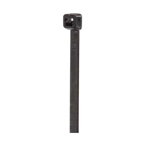 NSi Industries GRP-18500 18" 50lb Black UV Weather Resistant Nylon Self Locking Cable Zip Ties 100-Pack
