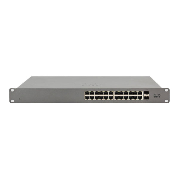 Meraki Go Cisco GS110-24P-HW-US 24-Port PoE Meraki Go Manageable Gigabit Network Switch with 2 SFP Slots Default Title
