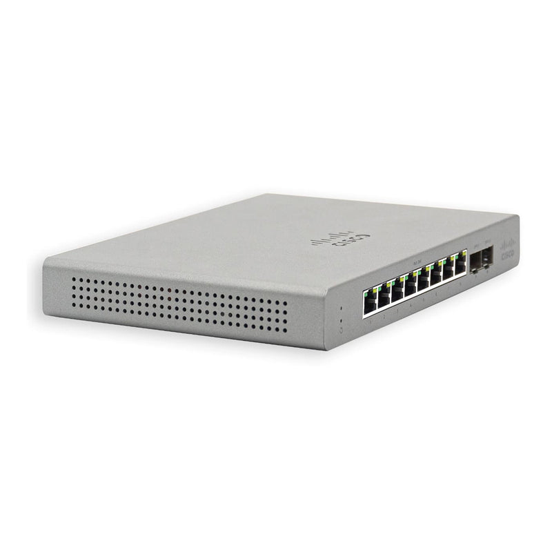 Cisco GS110-8P-HW-US 8-Port PoE Gigabit Network Switch with 2 SFP Slots