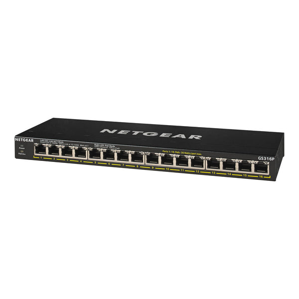 NETGEAR Netgear GS316P-100NAS 16-Port GS316P Ethernet Switch Default Title
