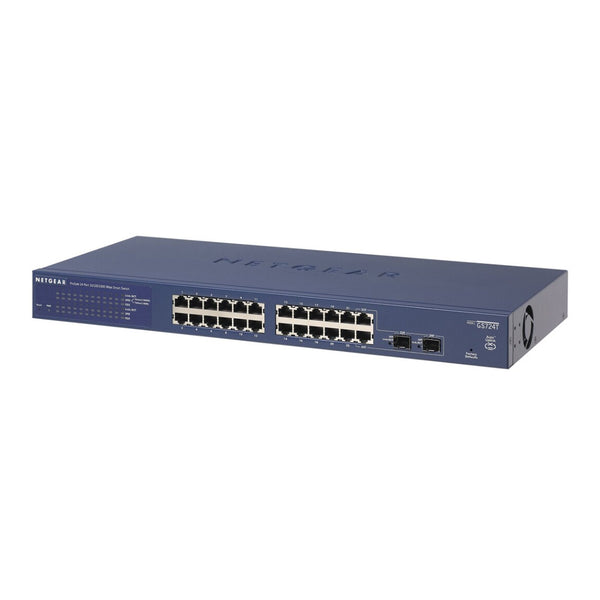 NETGEAR NETGEAR GS724T-400NAS 24-Port ProSAFE Gigabit Smart Managed Switch Plus 2 Dedicated SFP Ports Default Title
