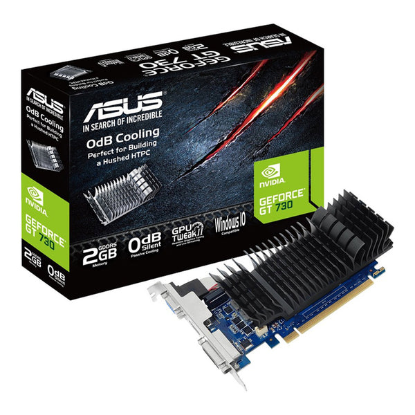 ASUS ASUS GT730-SL-2GD5-BRK 2GB DDR5 NVIDIA GeForce GT 730 Low Profile Graphic Card Default Title

