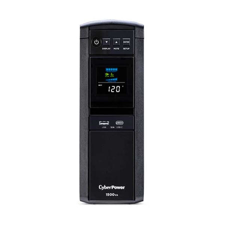 CyberPower GX1500U 1500VA 900W Sine Wave Battery Backup with Automatic Voltage Regulation