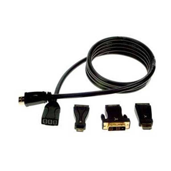 6' GoldX QuickDisconnect 3-in-1 High Speed HDMI? Cable with Ethernet Kit