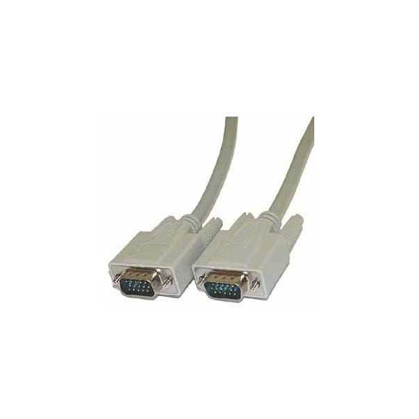 VGA Shielded Male to Male Monitor Cable - 10'