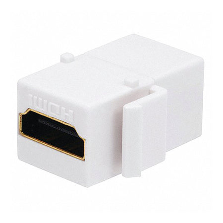 SR Components HDMICPWH 4K CL2 White Female to Female HDMI Inline Coupler Keystone