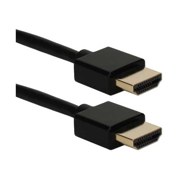 QVS HDT-6F 6ft High Speed HDMI UltraHD 4K with Ethernet Thin Flexible Cable