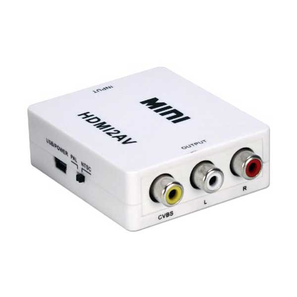 QVS HDMI to Composite Video & Stereo Audio Converter