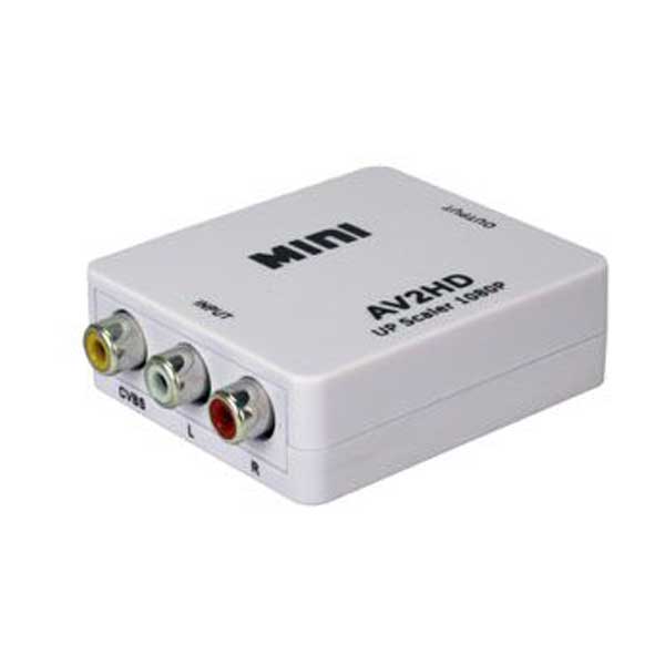 QVS HRCA-AS Composite Audio & Video to Digital HDMI Up-Converter