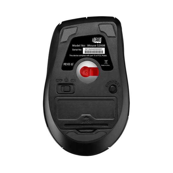 Adesso IMOUSE-S200 Bluetooth Wireless Ergo Mini Mouse