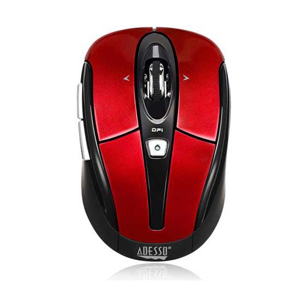 Adesso Adesso IMOUSE-S60R Red 2.4 GHz Wireless Programmable Nano Mouse Default Title
