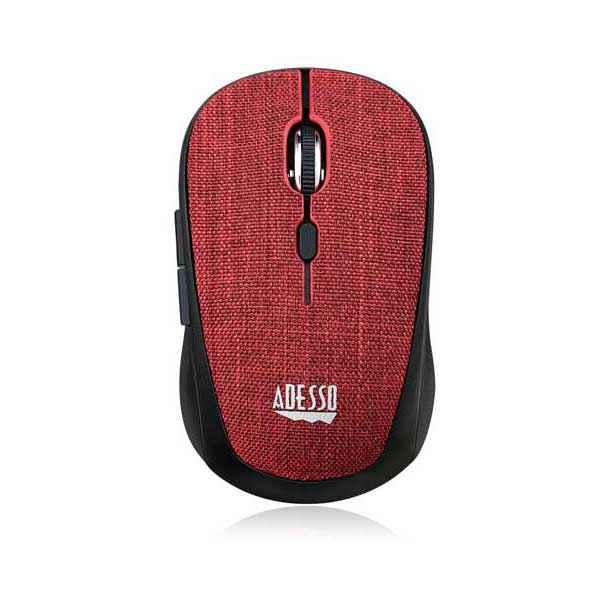 Adesso IMOUSE-S80R iMouse S80R Wireless Red Fabric Optical Mini Mouse