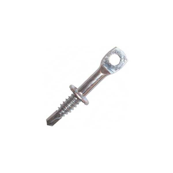 Platinum Tools Eye Lag Screw - 2" Overall Self Drill, 1/4" Hole & 3/4" Thread Length