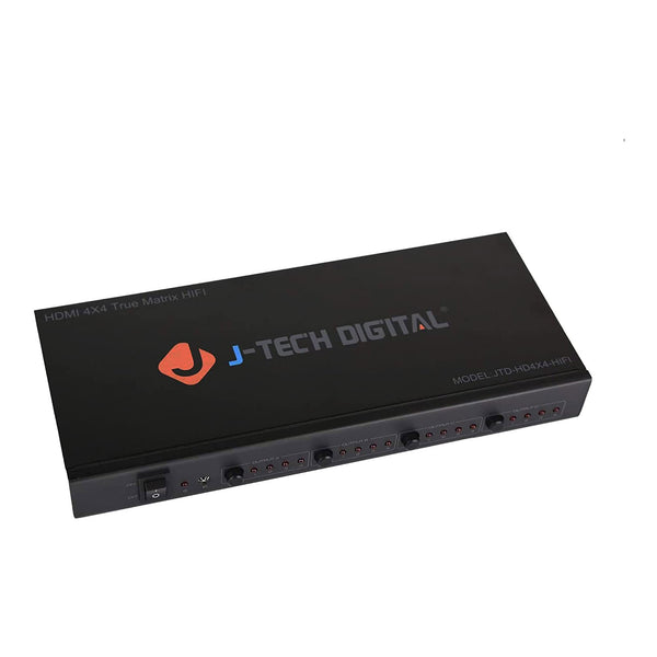 J-Tech Digital J-Tech Digital JTD-908 4x4 4K HDMI Matrix Switch Default Title
