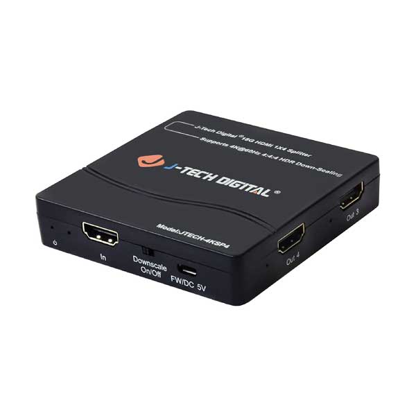 J-Tech Digital J-Tech Digital JTECH-4KSP4 1X4 Multi-Resolution Output HDMI Splitter Default Title
