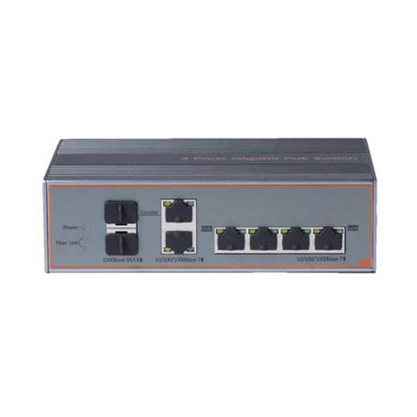 Syncom Technologies Syncom KA-GH6P 4-Port Gigabit PoE++ Ultra (60W) Industrial Ethernet Switch Default Title

