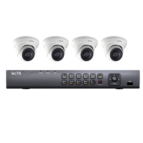LT Security LTS LTN8-P8T42T 2TB 8-Channel NVR KIT with 4 x 2.1MP Turret Cameras Default Title
