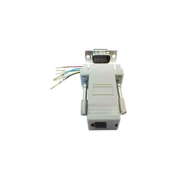 Modular Adapter Kit w/ Thumb Screws - DB9 Male / RJ-12 (6P6C)