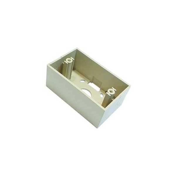 Shaxon Industries Surface Mount Wall Plate Housings (1-Gang, Ivory) Default Title
