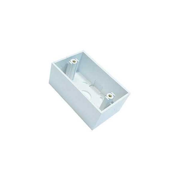 Shaxon Industries Wall Mount Wall Plate Housings (1-Gang, White) Default Title
