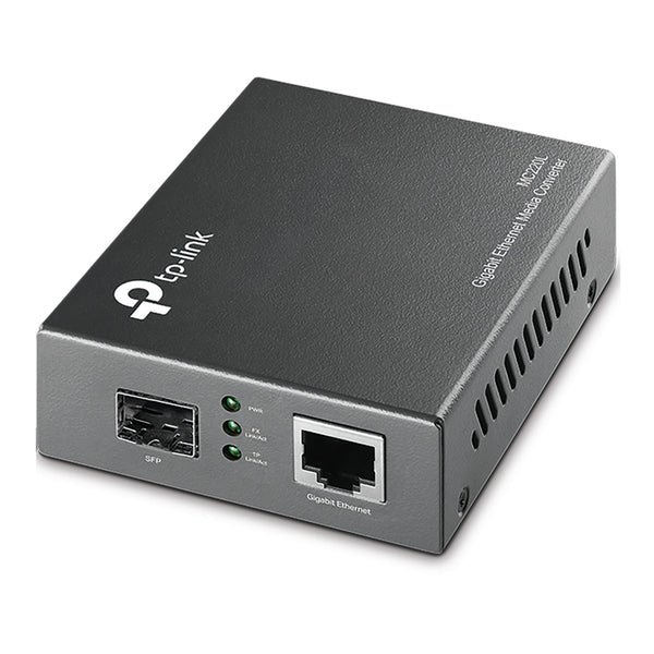 TP-Link TP-Link MC220L RJ45 to SFP MiniGBIC Gigabit Ethernet Media Converter Default Title
