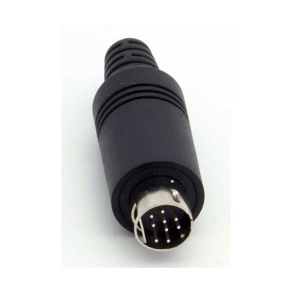 Lynn Products Male 9 Pin MINI-DIN Connector (180 Degree) Default Title
