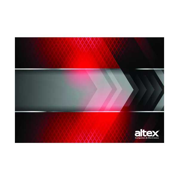 Altex MP-XL-R 11" x 17" x 1/8" Large Flexible Mouse Pad (Red)