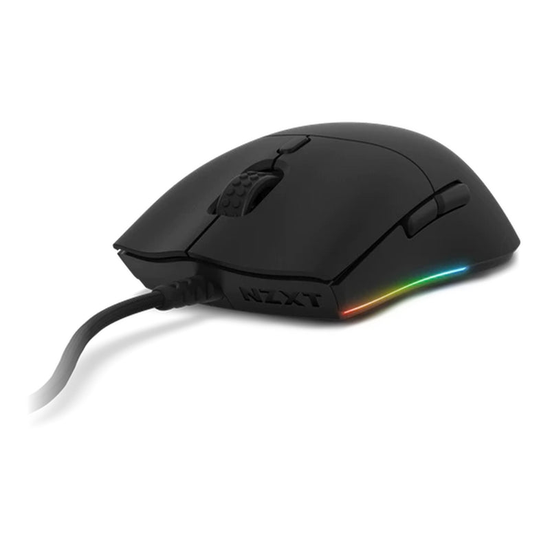 NZXT MS-1WRAX-BM Lift Black RGB Lightweight Ambidextrous Mouse