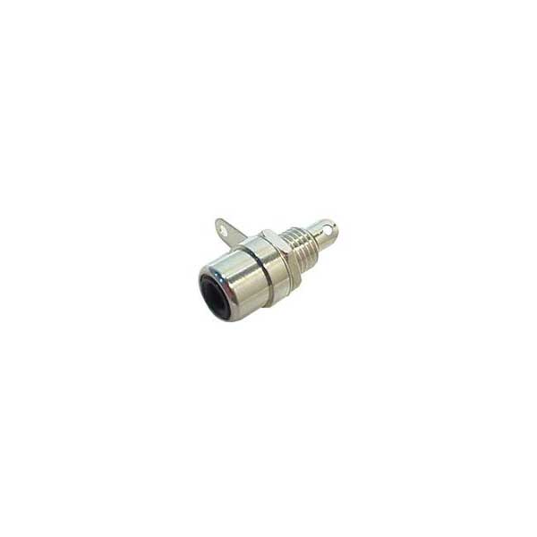 Female RCA Chassis-Mount Connector (Black)