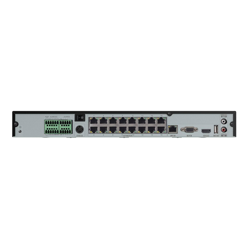 Speco Technologies N16NRE 16-Channel PoE 4K H.265 NVR with Facial Recognition and Smart Analytics