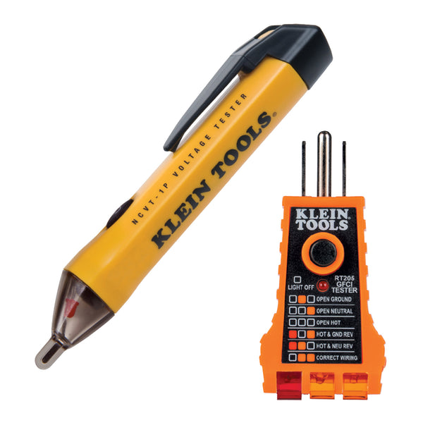 Klein Tools Klein Tools NCVT1PKIT Non-Contact Voltage and GFCI Receptacle Test Kit Default Title
