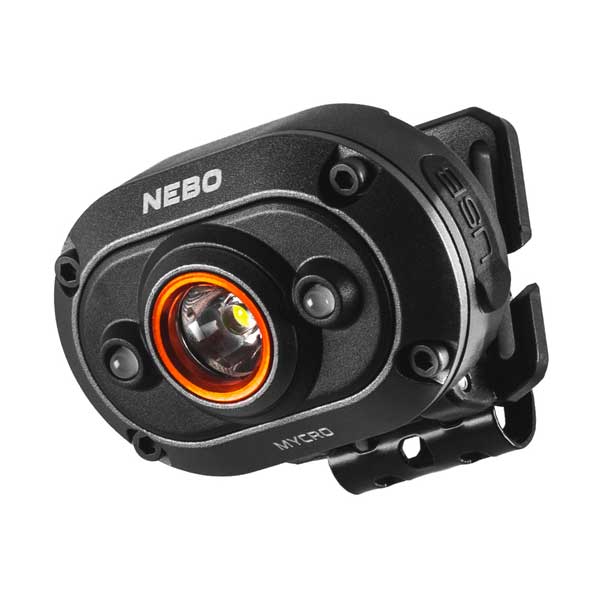 NEBO NEB-HLP-0011 Rechargeable MYCRO Headlamp and Cap Light with 400 Lumen Turbo Mode