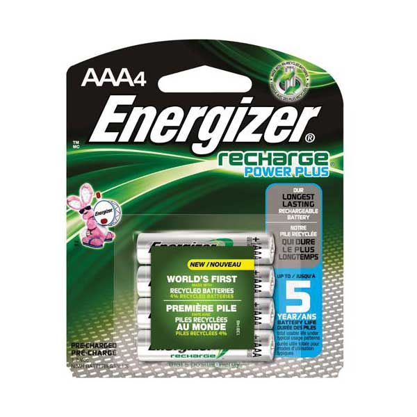 Energizer Energizer Recharge Power Plus AAA Rechargeable Batteries (4-pack) Default Title
