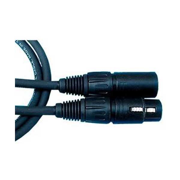 Rapco QuadraPlus XLR Male to Female Microphone Cable - 10' / Black