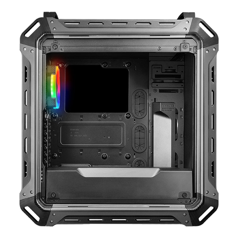 COUGAR PANZER EVO RGB Black LED Tempered Glass Full-Tower ATX Gaming Case with Lighting Remote Control and 4x Vortex ARGB 120mm Fans